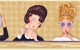 Gold Hair Do's Wallpaper Border