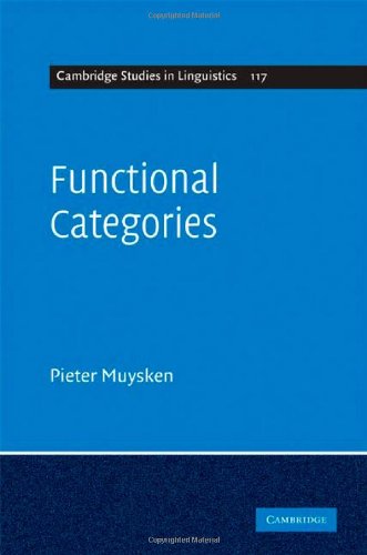 Functional Categories (Cambridge Studies in Linguistics)