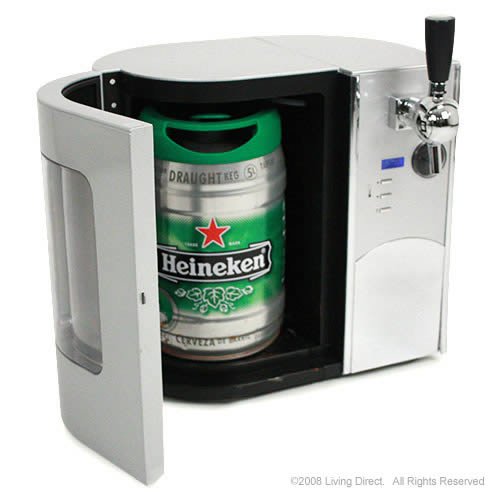 Potable Mini Size Keg Refrigerator, Draft Beer Kegerator Dispenser