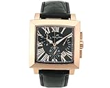 【雑誌掲載商品】DOLCE MEDIO ドルチェ・メディオ スクエアクロノグラフ ウォッチ 腕時計 DM-8003-PGBK