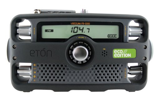 Etón VOICELINK FR1000 ECO Edition Clock Radio (Black)