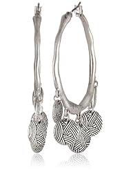 The SAK Batik Drops Hoop Earrings