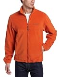 Columbia Men's Steens Mountain Full Zip, Burnt Orange, Small