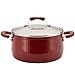 Paula Deen Savannah Nonstick Cookware Set / Pots and Pans Set - 12 Piece, Red