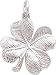 Jewelry : Four Leaf Clover Charm by Rembrandt Charms