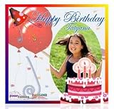 Custom Happy Birthday Music CD - Cover is Personalized with Child's First Name & Photo - Four Songs Featuring Your Child's Name