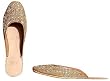Beaded & Sequin Indian Leather Slippers for Women Handcrafted Casual Footwear Available in Various Sizes