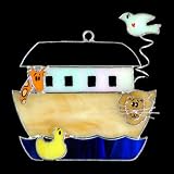 SWITCHABLES STAINED GLASS NIGHT LIGHT COVER - NOAH'S ARK - SW41