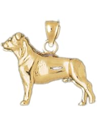 Dazzlers Solid 14k Gold 3D Labrador Dog Charm Pendant Available in three colors from jewelsberry (weights: 10.1 grams only)