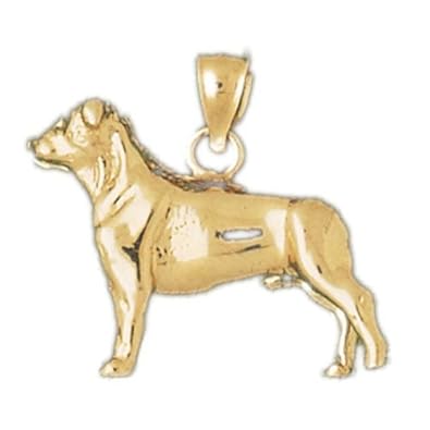 Cheap Girls Jewelry Dazzlers Solid 14k Gold 3D Labrador Dog Charm Pendant Available in three colors from jewelsberry (weights: 10.1 grams only) For Sale