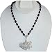 Y Necklace Silver Black Onyx Gemstone Jewelry 16.5 Inches