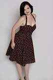 Heartbreaker Fashion Retro Style Cherry Dress, Black Cherry Halter Swing Dress Small -... by Heartbreaker Fashion