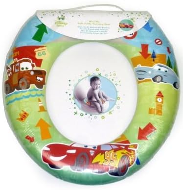 Disney Cars Kids Padded Toilet Seat Soft Potty Training Bath