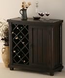 Baku Dark Mango Wine Cabinet