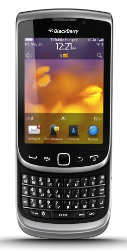 Blackberry Torch 9810 Unlocked GSM Phone with OS 7.0, Touchscreen, Slider-QWERTY Keboard, Optical Trackpad, 5MP Camera, Video, GPS, Wi-Fi, Bluetooth and microSD Slot - Gray