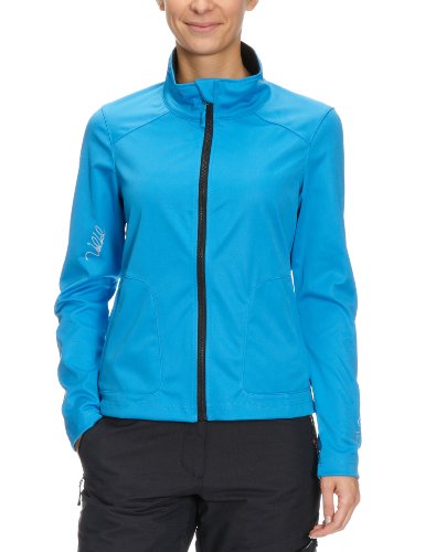 V&ouml;lkl Damen Skijacke Silver Shine Softshell, blau, 38, 411105.341.38