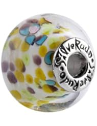 SilveRado (tm) SLF07 Murano Glass Focal Southern Belle Bead / Charm