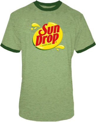 Sun Drop Citrus Soda Green Costume Mens T-shirt