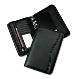 Day-Timer 35181 Avalon leather-like vinyl personal organizer binder, 3-3/4 x 6-3/4, black