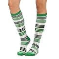 Xhilaration&reg; Juniors'Knee High 3 Pack Socks - Green&Gray Snowflake Stripe/Green Argyle Snowflake/Dark Gray Cable Knit - One Size