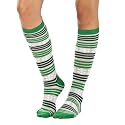 Xhilaration&reg; Juniors'Knee High 3 Pack Socks - Green&Gray Snowflake Stripe/Green Argyle Snowflake/Dark Gray Cable Knit - One Size