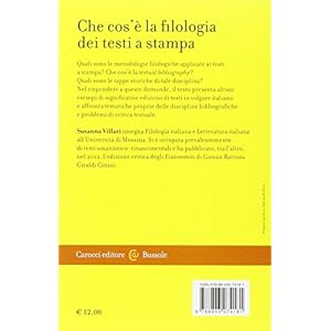 Che cos'è la filologia dei testi a stampa