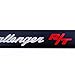 Dodge Challenger Classic R/T License Plate Frame - Satin Black - Engraved -