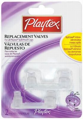 Playtex Spill-Proof Cup Replacement Valves,2-count (3-Pack)