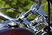 LA Choppers Pullback Extensions for Handlebar Risers - 1in. - Gloss Black LA-7416-01B