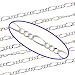 Silver Plated Figaro Chain 6.4mm x 2.8mm - By The Foot