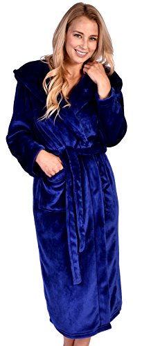 Women's Patricia Bathrobe Plush Luxury Microfleece with Hood