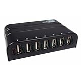 Cables Unlimited USB1870 USB 2.0 7-Port Desktop Hub with Power