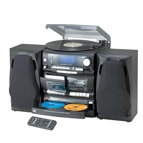 Memorex 3 Disc Stereo System With Turntable