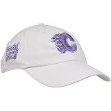 NHL New Era Calgary Flames Ladies White Hockey Fights Cancer Slouch Adjustable Hat