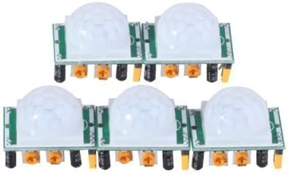 ChipsParadise® 5pcs HC-SR501 Adjust IR Pyroelectric Infrared IR PIR Motion Sensor Detector Module