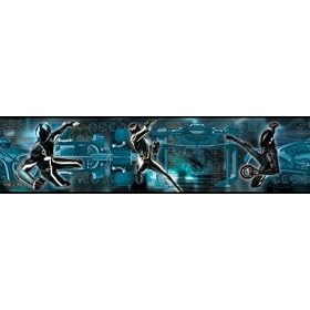 RoomMates RMK1528BCS Tron Peel and Stick Border