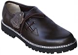 Haferlschuhe lederhosen-schuhe Glattleder Trachtenschuhe dunkelbraun