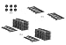 Lego 9V Train Track Starter Collection #2159
