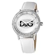 D&G Watch, Women's White Leather Strap DW0504