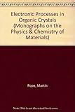 Electronic processes in organic crystals