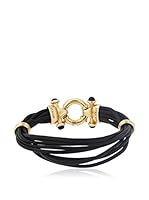 Bellavita Pulsera  plata de ley 925 milésimas bañada en oro / Dorado