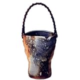 ★ギフト包装承ります★ 火色青ビードロつる付花入 / お楽しみグッズ(キッチン用品)付きセット