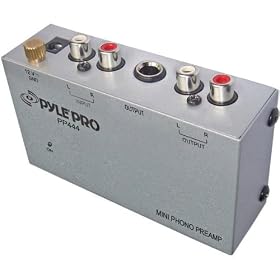 PYLE-PRO PP444 Ultra Compact Phono Turntable Preamp: Musical Instruments