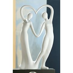 Francis Sculpture Paar Skulptur HERZLICHER SCHWUNG Gilde