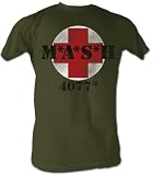 MASH 4077th Circle Army Green T-shirt Tee