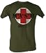 MASH 4077th Circle Army Green T-shirt Tee
