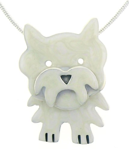 West Highland Terrier w/ Moveable Legs Pendant Necklace
