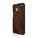 EMPIRE KLIX Slim-Fit Hard Case for HTC One M7 - Brown Leather Croc