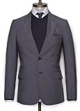 H.E. Homini Emerito Men’s Mini Stripes Cotton Blazer