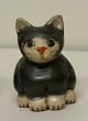 Twilight the Cat Hand Carved Wooden Statue